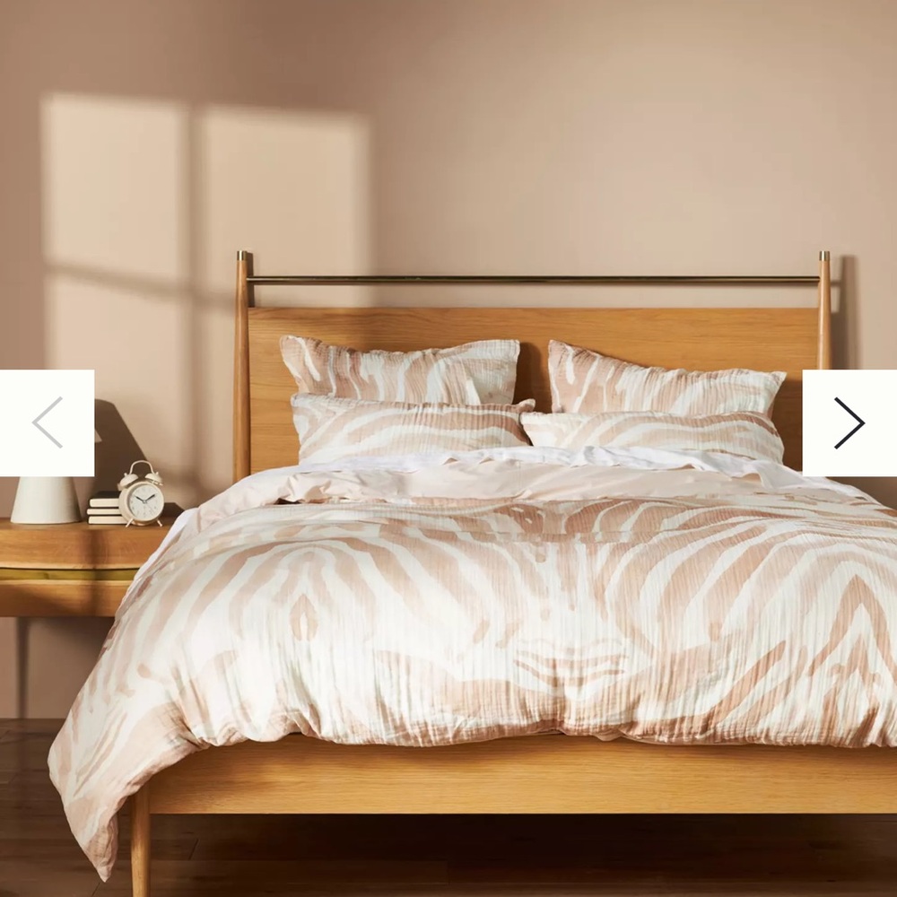 Anthropologie Calantha Gauze Duvet Cover Queen